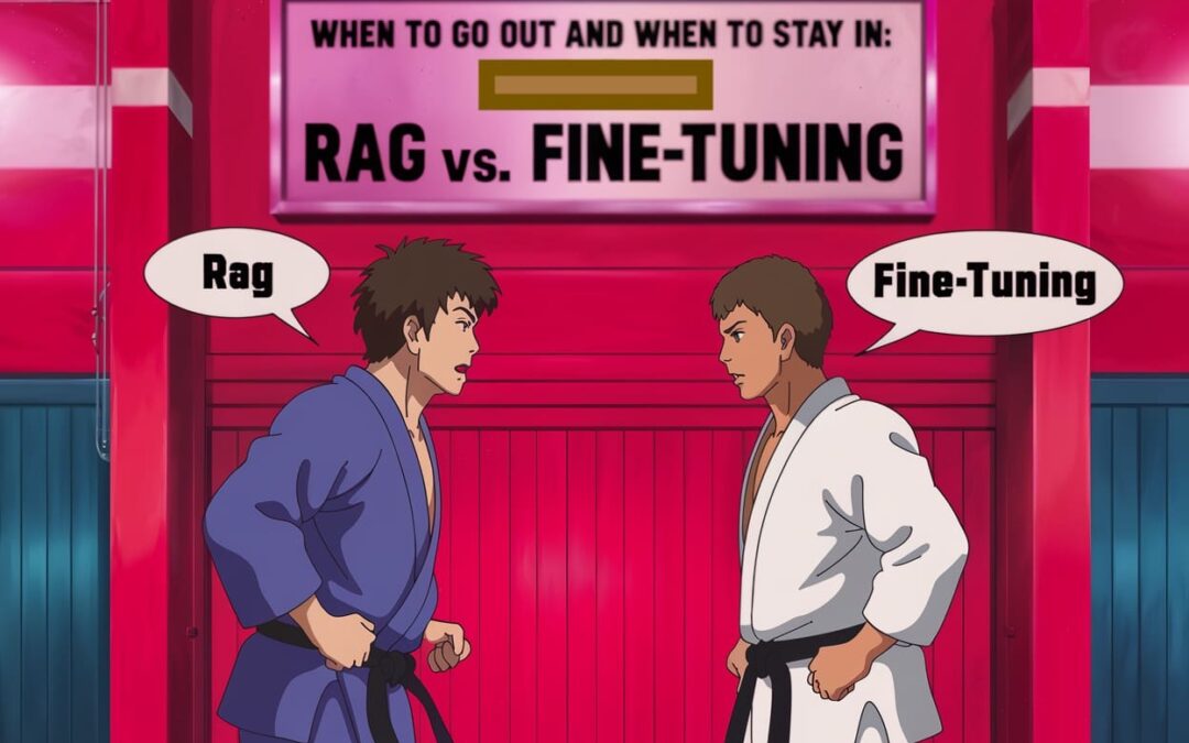 When to Go Out and When to Stay In: RAG vs. Fine-tuning