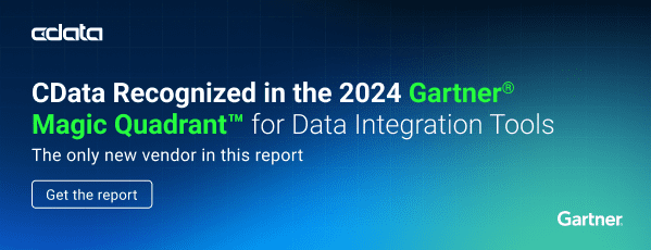 CData recognized in the 2024 Gartner® Magic Quadrant™ for Data Integration Tools