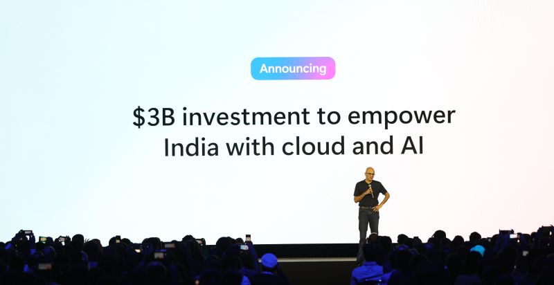 Thrilled to announce our new investments in AI infrastructure and skilling in India to help accelerate the country’s AI transformation.