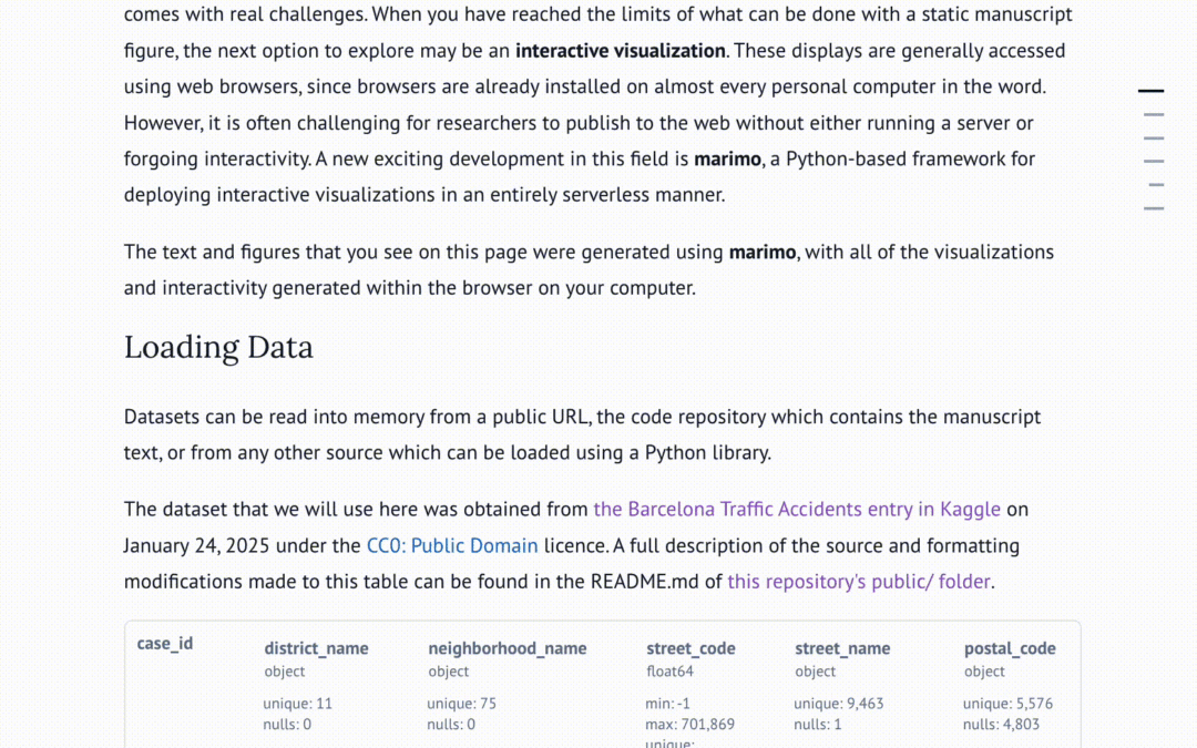 Publish Interactive Data Visualizations for Free with Python and Marimo