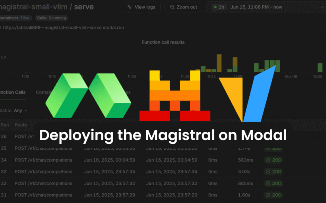 Deploying the Magistral vLLM Server on Modal